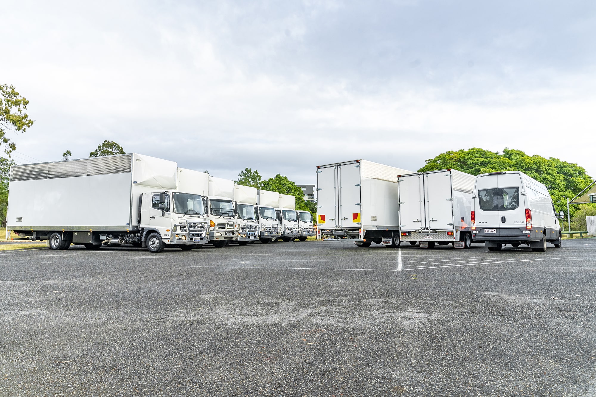 Interstate removalist truck